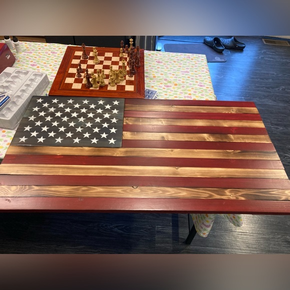 Rustic American Flag (Handcrafted) - Picture 3 of 6